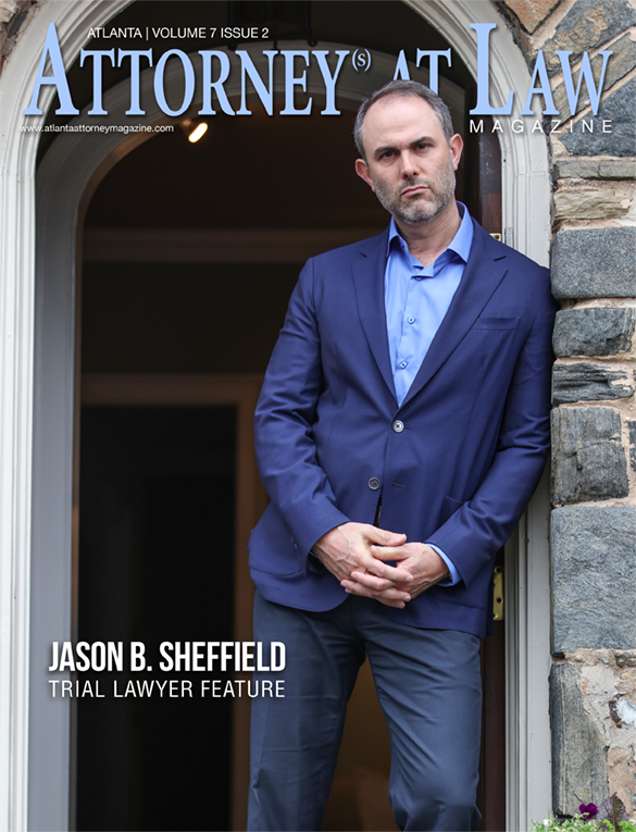 Jason Sheffield on Attorneys At Law Magazine Cover